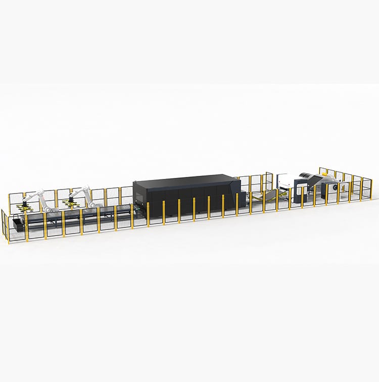 T6 Production Line - Multi-head Unwinding And Leveling Laser Cutting Production Line