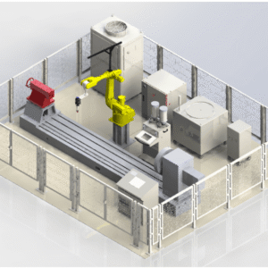 Robot Laser Cladding Machine Workstation