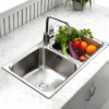 Stainless steel kitchen sink