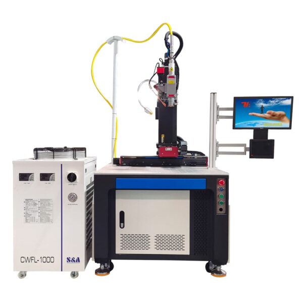 Blue and black automated laser welding machine featuring a robotic arm and CNC-controlled precision -3 Blue and black automated laser welding machine featuring a robotic arm and CNC-controlled precision -3