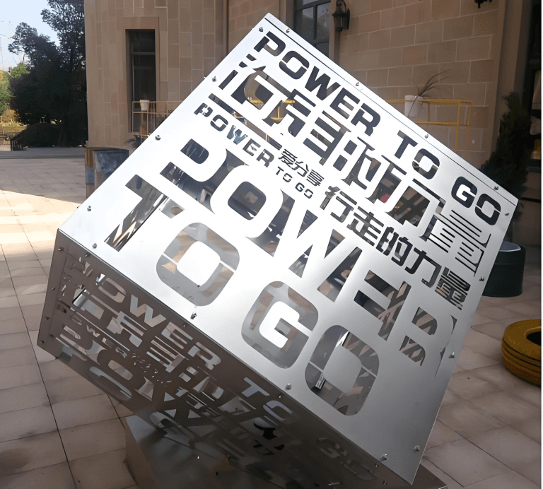 Application of 3D fiber laser cutting machine in advertising industry-2