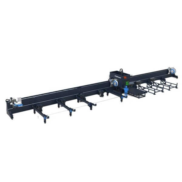 Heavy-duty three-disc tube laser cutting machine