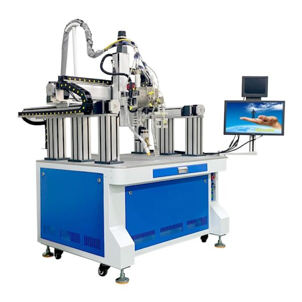 Large-format QCW laser galvanometer welding machine2 Precision fiber laser welding machine with robotic arm and CNC-controlled automation for high-quality metal fabrication