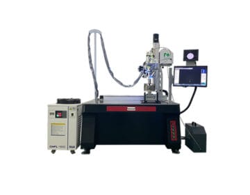 "Five-axis automated laser welding machine utilizing fiber laser technology for precision manufacturing
