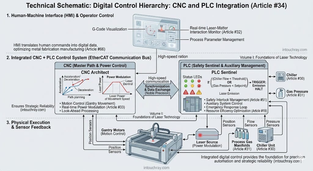 The Digital Control Hierarchy Of A Modern Intouchray Laser System