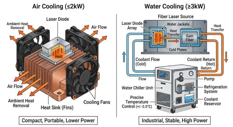 fiber-laser-cooling-water-vs-air-guide