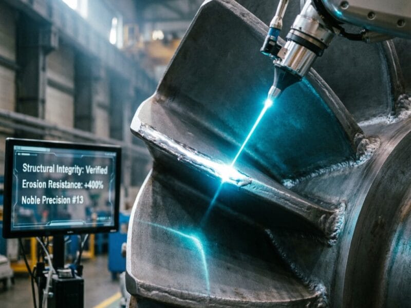 High-precision Laser Cladding Civil Infrastructure Durability system showing laser beam path and component integration.