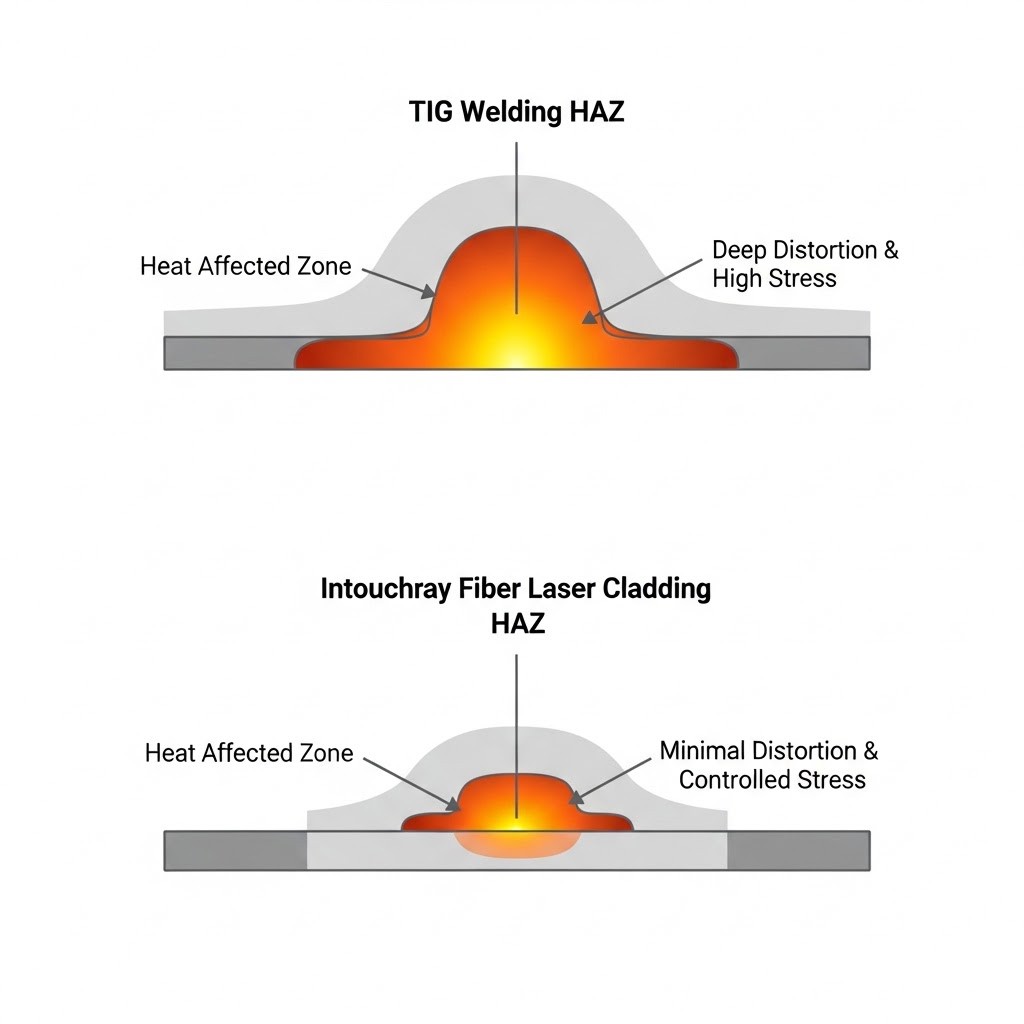 The Technical Contrast Between Tig Welding And Fiber Laser Cladding