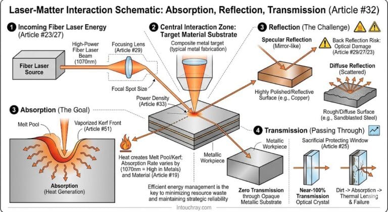 laser matter interaction how metals absorb fiber laser energy