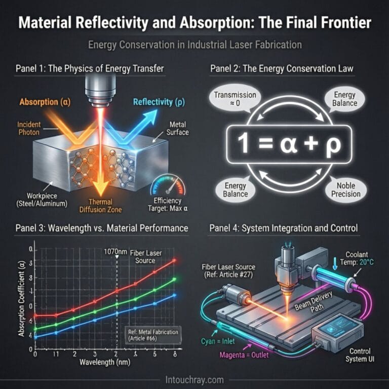 High-precision Material Reflectivity And Absorption The Final Frontier Of Energy system showing laser beam path and componen