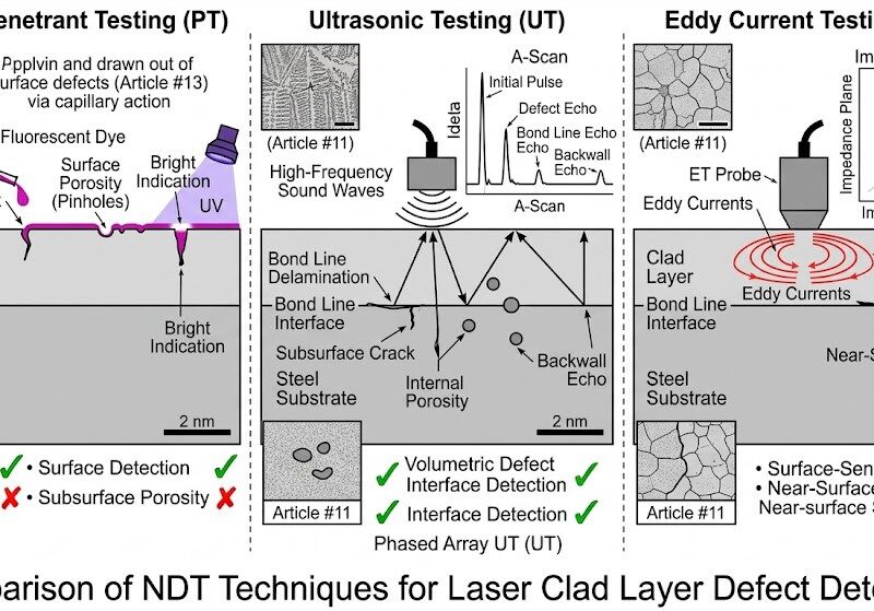 Non Destructive Testing (Ndt) Of Laser Clad Layers