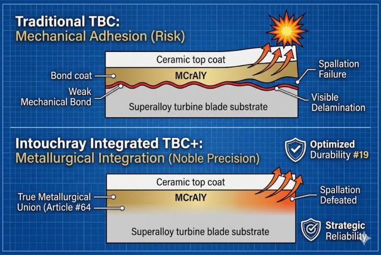 High-precision Thermal Barrier Cladding Turbine Protection system showing laser beam path and component integration.