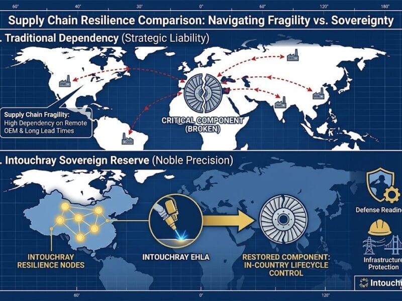 High-precision Total Life Cycle Sovereignty Industrial Assets system showing laser beam path and component integration.
