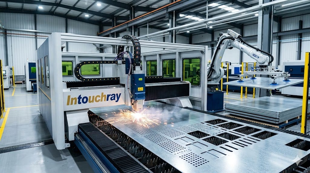 Intouchray System Cutting 40Mm Thick Steel For A Bridge Project