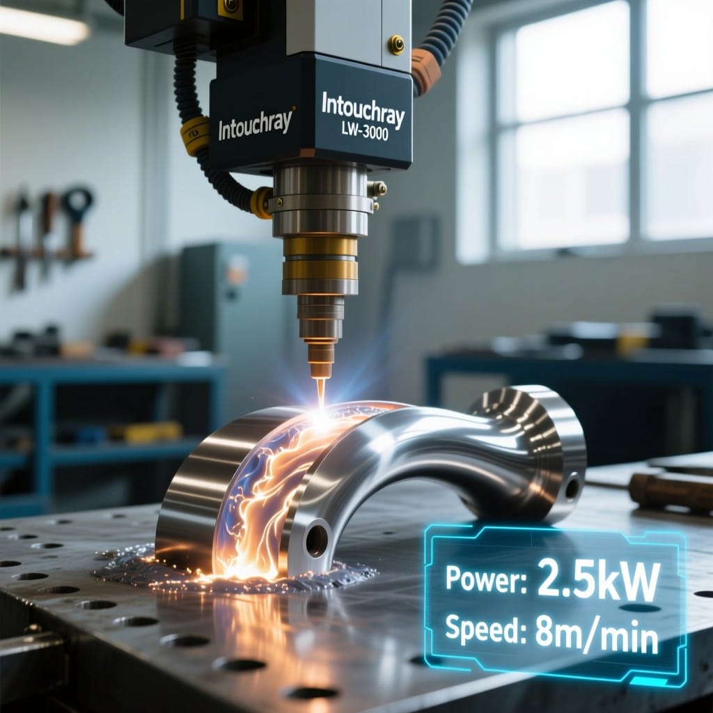 Intouchray laser welding system applying medical-grade clad layer on titanium implant using argon shielding gas