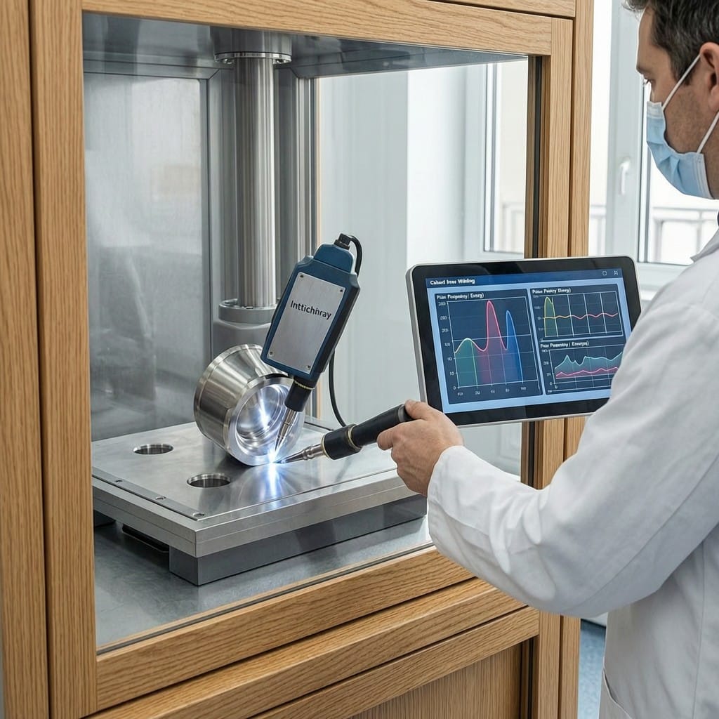 Intouchray pulsed laser welding medical titanium implant in cleanroom