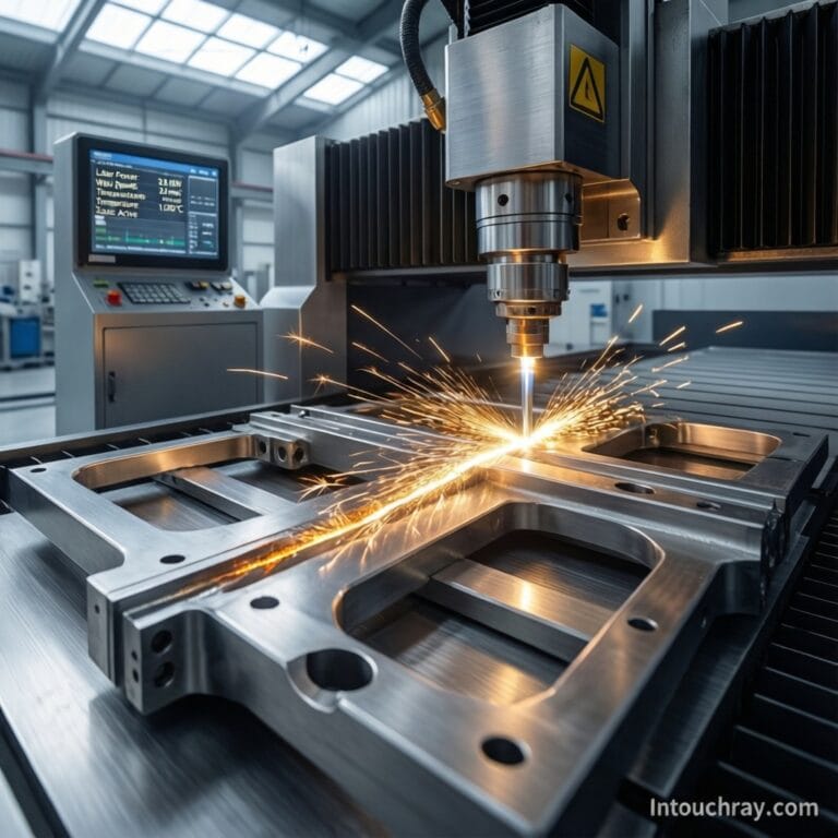 Custom laser welding fixture design securing stainless steel sheets during active fiber laser welding