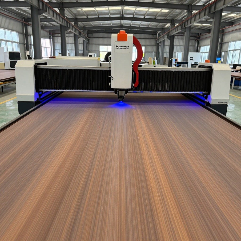 Intouchray fiber laser machine in operation for heavy fabrication