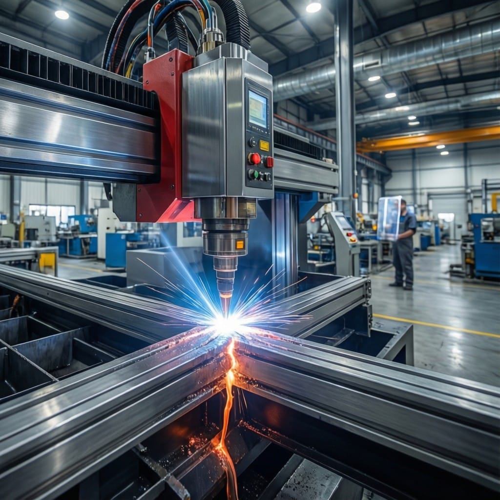 CO₂ vs fiber laser fillet welds on stainless steel T-joint showing convexity difference and surface finish