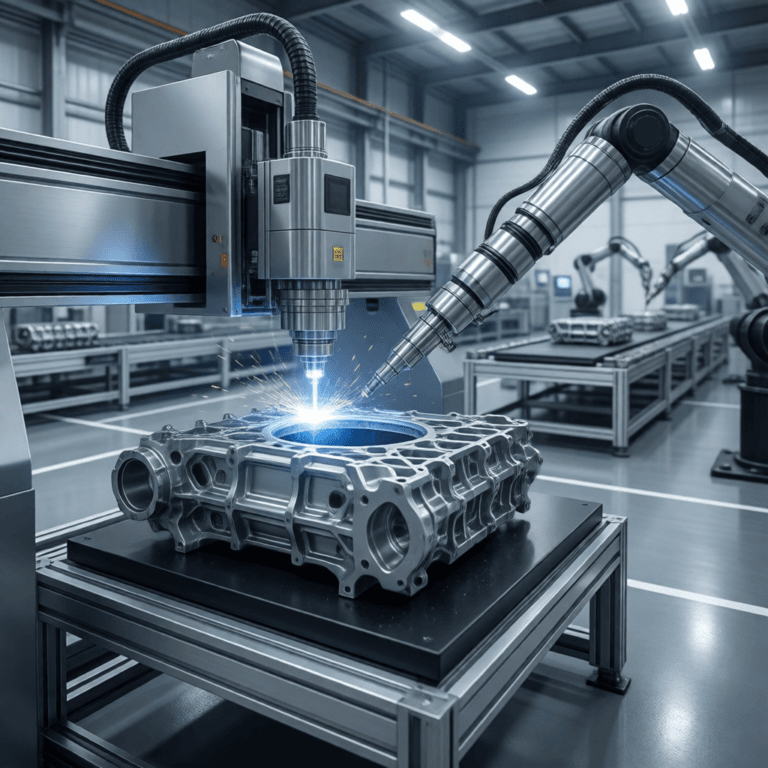 3D laser cutting for aluminum die cast parts