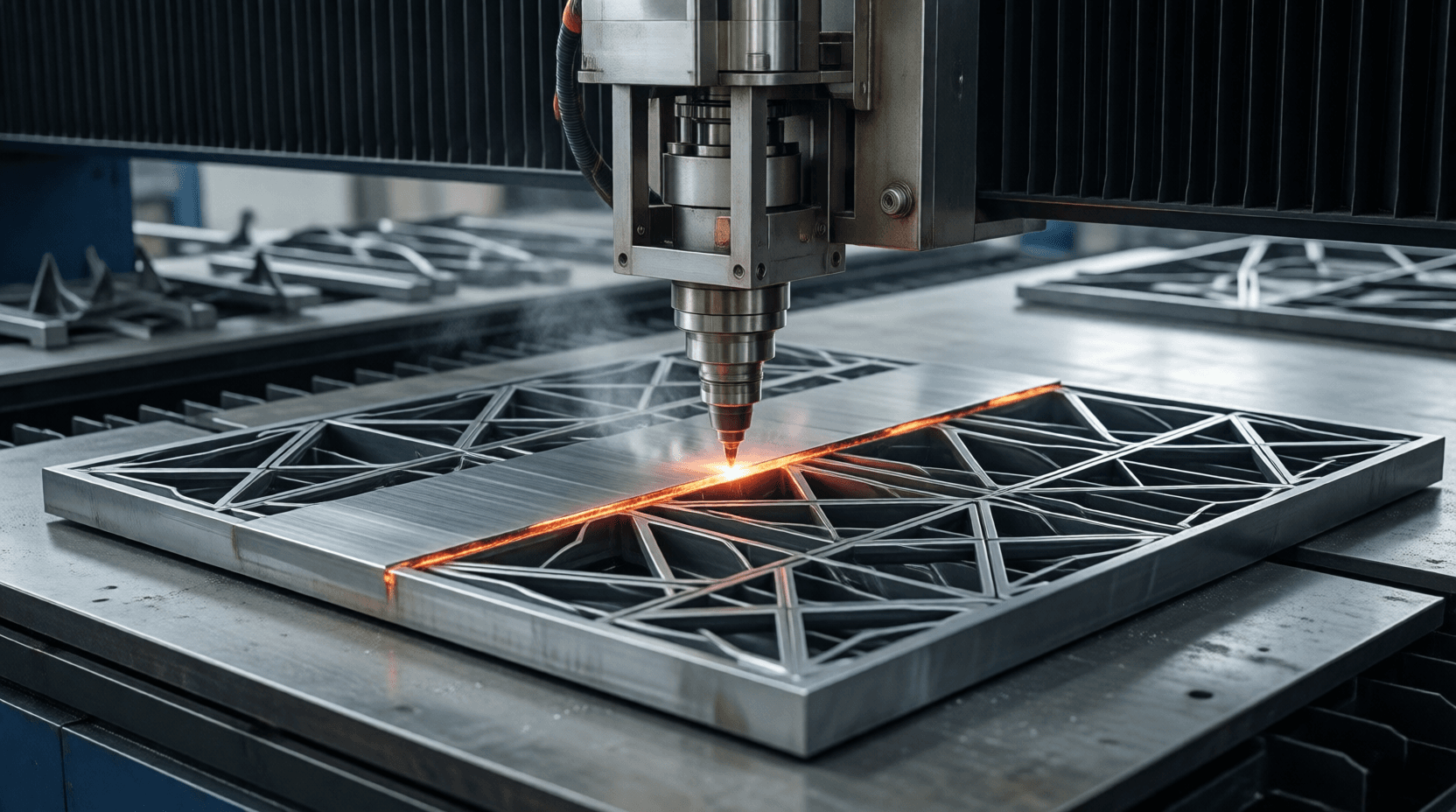 Fiber laser cutting for renewable energy components