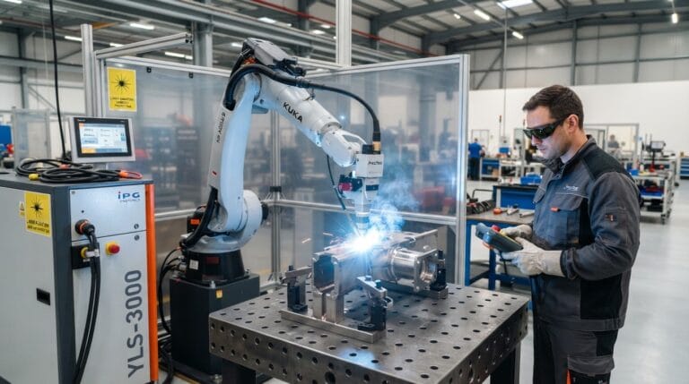 Fiber laser welded joint structural integrity testing