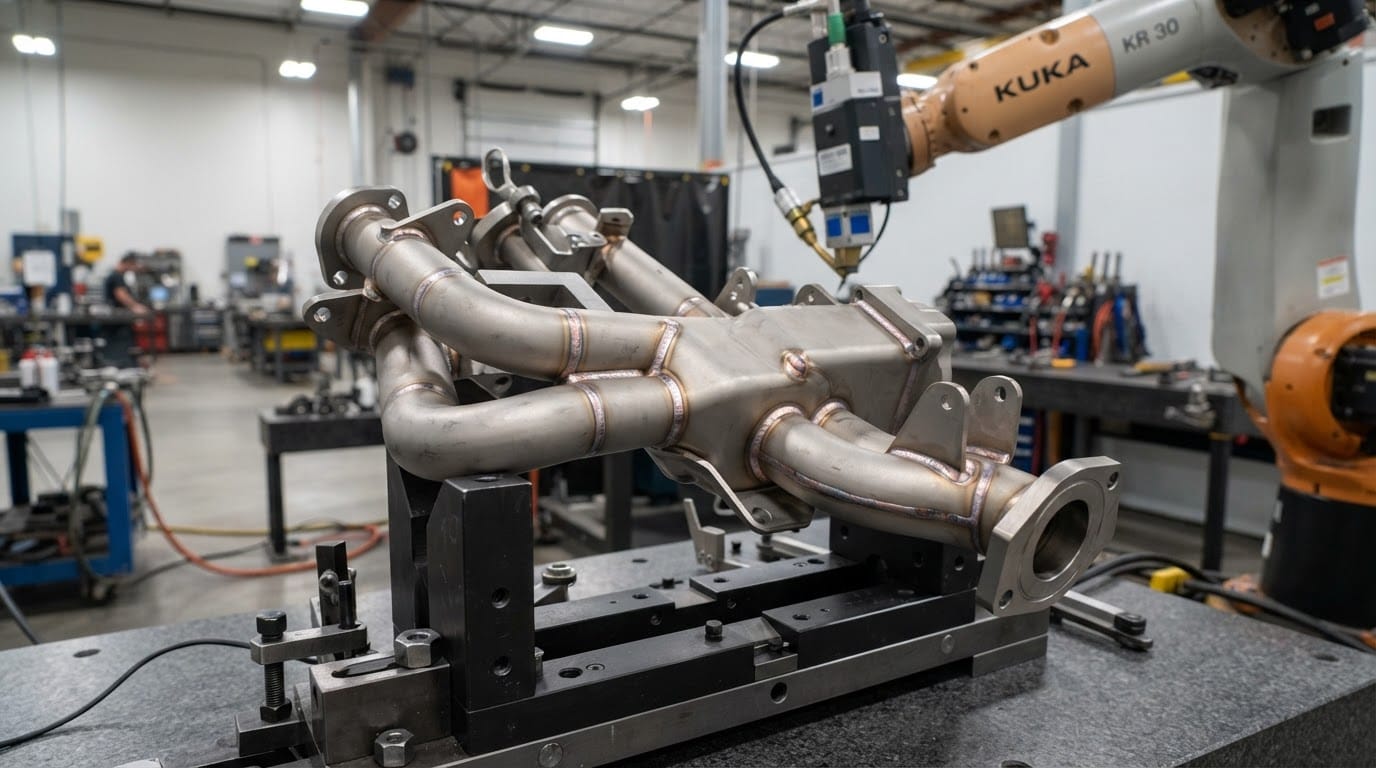 Completed laser welded joints on complex 3D geometry for multi-axis welding