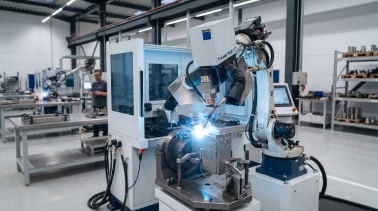 Heat exchanger fabrication with fiber laser welding for maximum thermal transfer efficiency