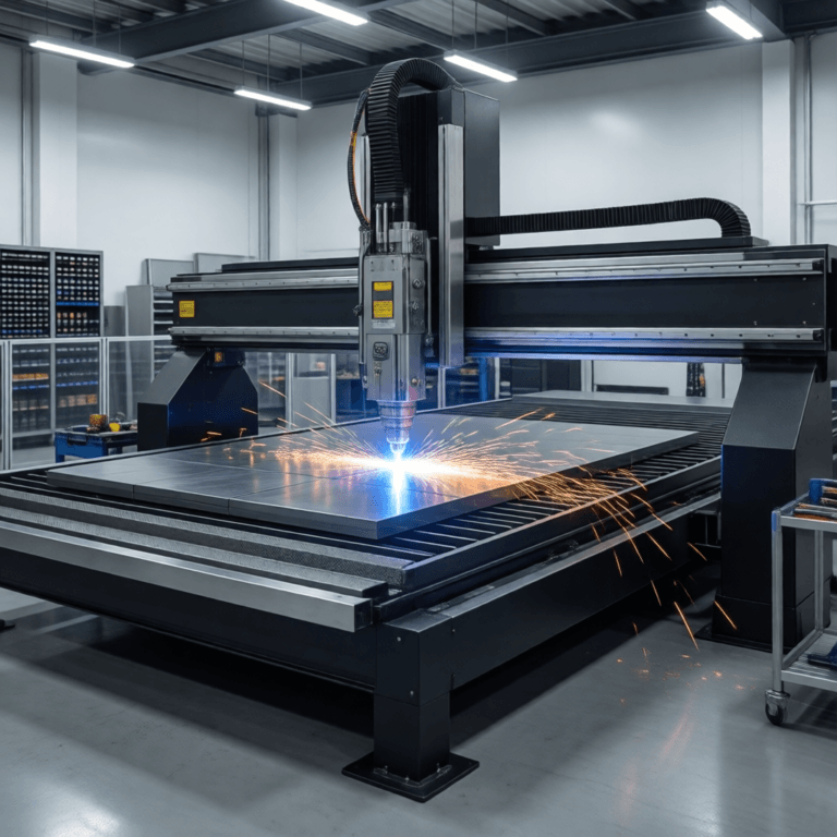 Gantry fiber laser cutting system for automotive manufacturing