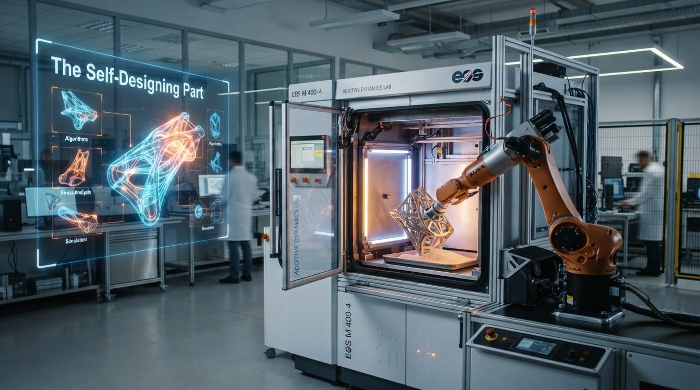 Generative Design & Automated Synthesis: The Self-Designing Part