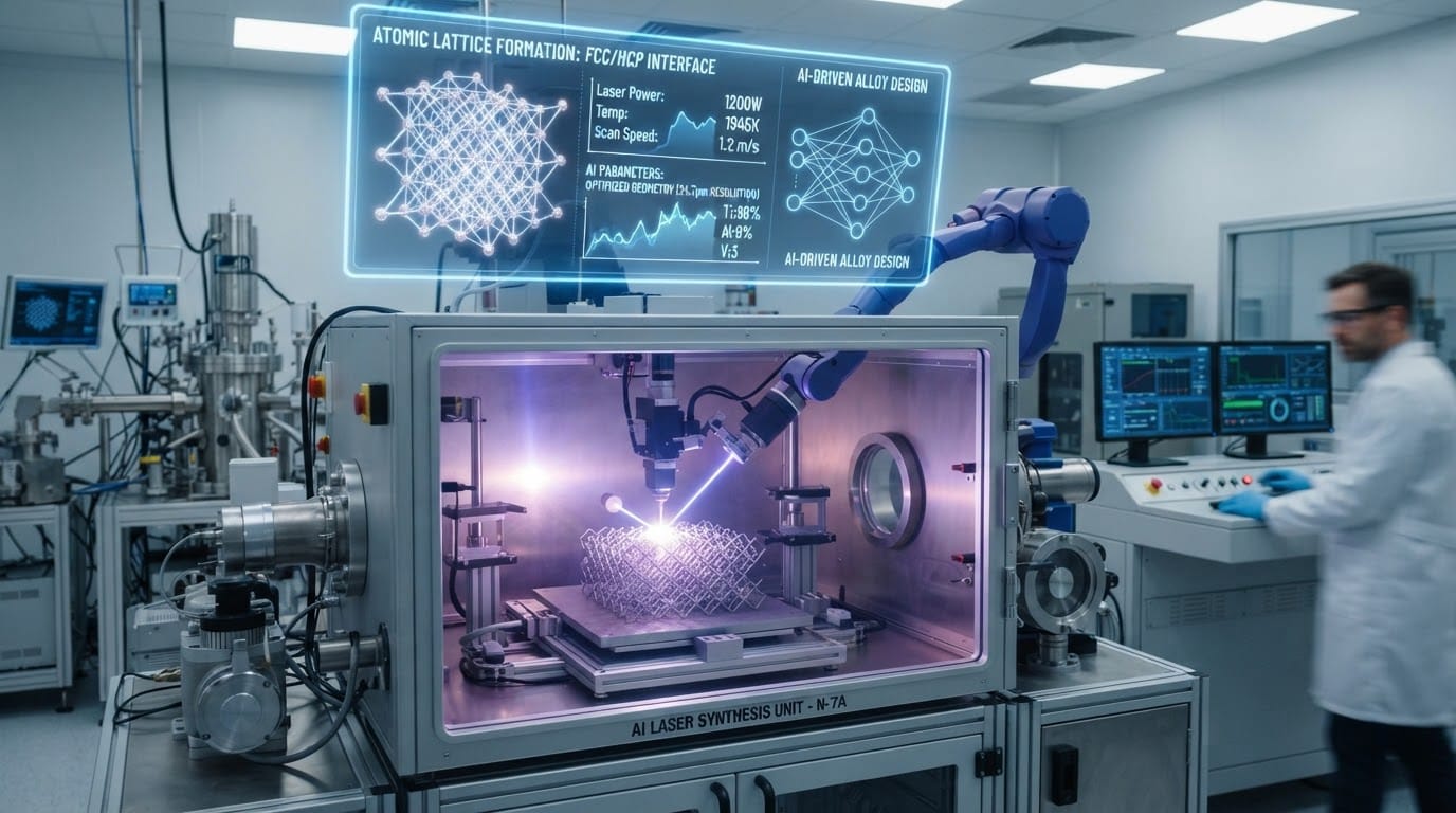 AI-Driven Material Synthesis: When the Beam Designs the Alloy