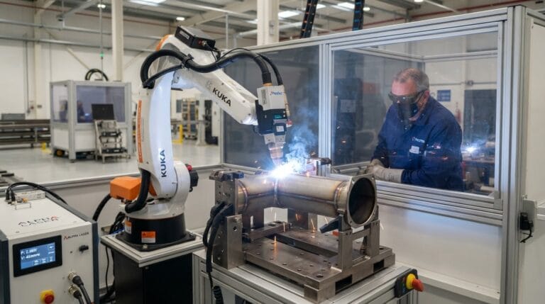 Fiber laser welding wobble head technology optimizing beam path for wider industrial weld seams