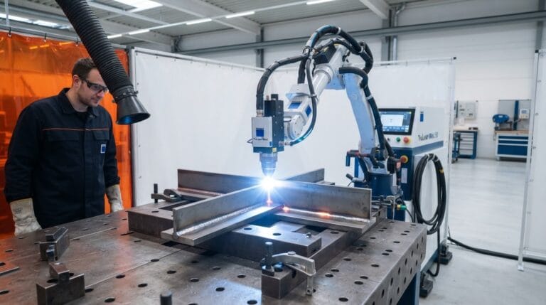 Real-time in-line weld quality inspection system with laser monitoring sensors for precision manufacturing