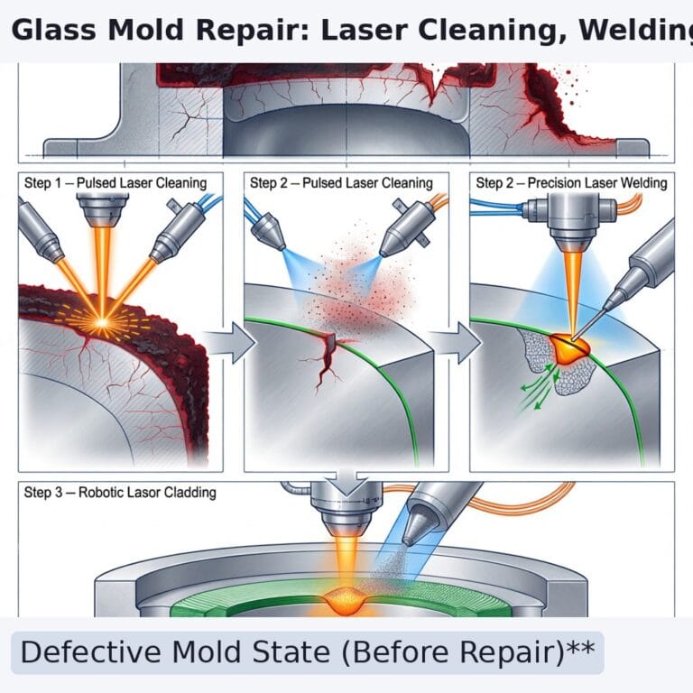 Restoring Glass Molds: A 3-Step Laser Repair Workflow